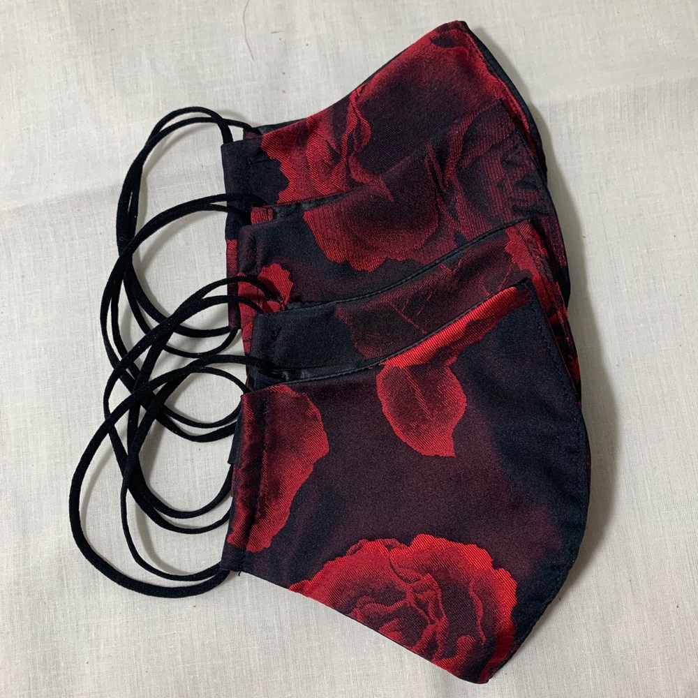 Black rose Face Masks!!